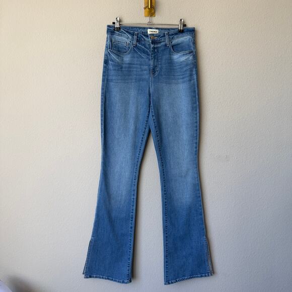 L’Agence Abilene High Rise Baby Boot Slit Jeans in Alamo Size 27 - Picture 2 of 5
